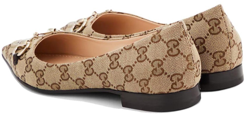 (Women) Gucci Slingback Ballet Flat 'GG Canvas - Beige Ebony' 786591-2HK80-9763 Lookbook (Women) Gucci Slingback Ballet Flat 'GG Canvas - Beige Ebony' 786591-2HK80-9763