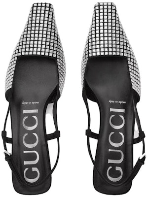 (Women) Gucci Slingback Pump with Crystals 'Black' 679364-C2000-1000 Shop (Women) Gucci Slingback Pump with Crystals 'Black' 679364-C2000-1000