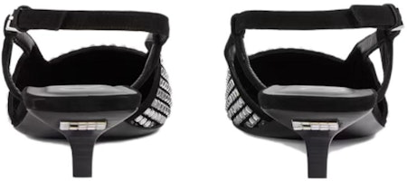 (W) グッチ クリスタル スリングバック パンプス (ブラック) 679364-C2000-1000 Purchase (W) グッチ クリスタル スリングバック パンプス (ブラック) 679364-C2000-1000