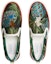 Lookbook (W) Gucci Slip-On 'Hitam Biru Hijau Sulaman' 631726-2DJ20-8865