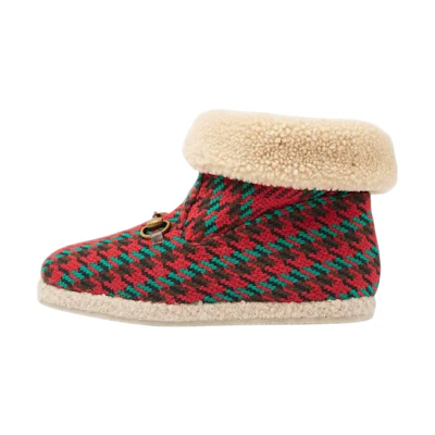 (W) Gucci Slip-On Boot 'Red Green'