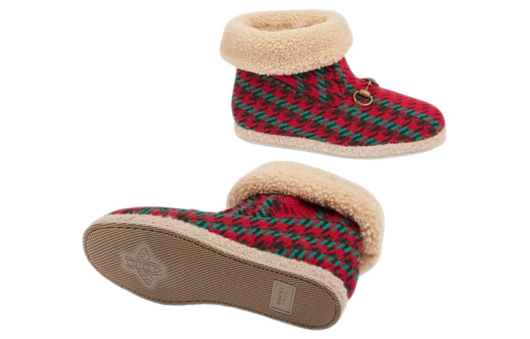 Purchase (W) Gucci Instapper Laars ''Rood Groen'' 599017-2NG50-8295