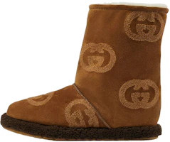(Women) Gucci Slip-On Boots 'Velvet Brown' 719832-AAA5U-2555 (Women) Gucci Slip-On Boots 'Velvet Brown' 719832-AAA5U-2555