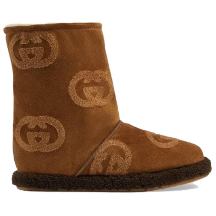 (W) Gucci Slip-On Boots 'Velvet Brown' 圖 2