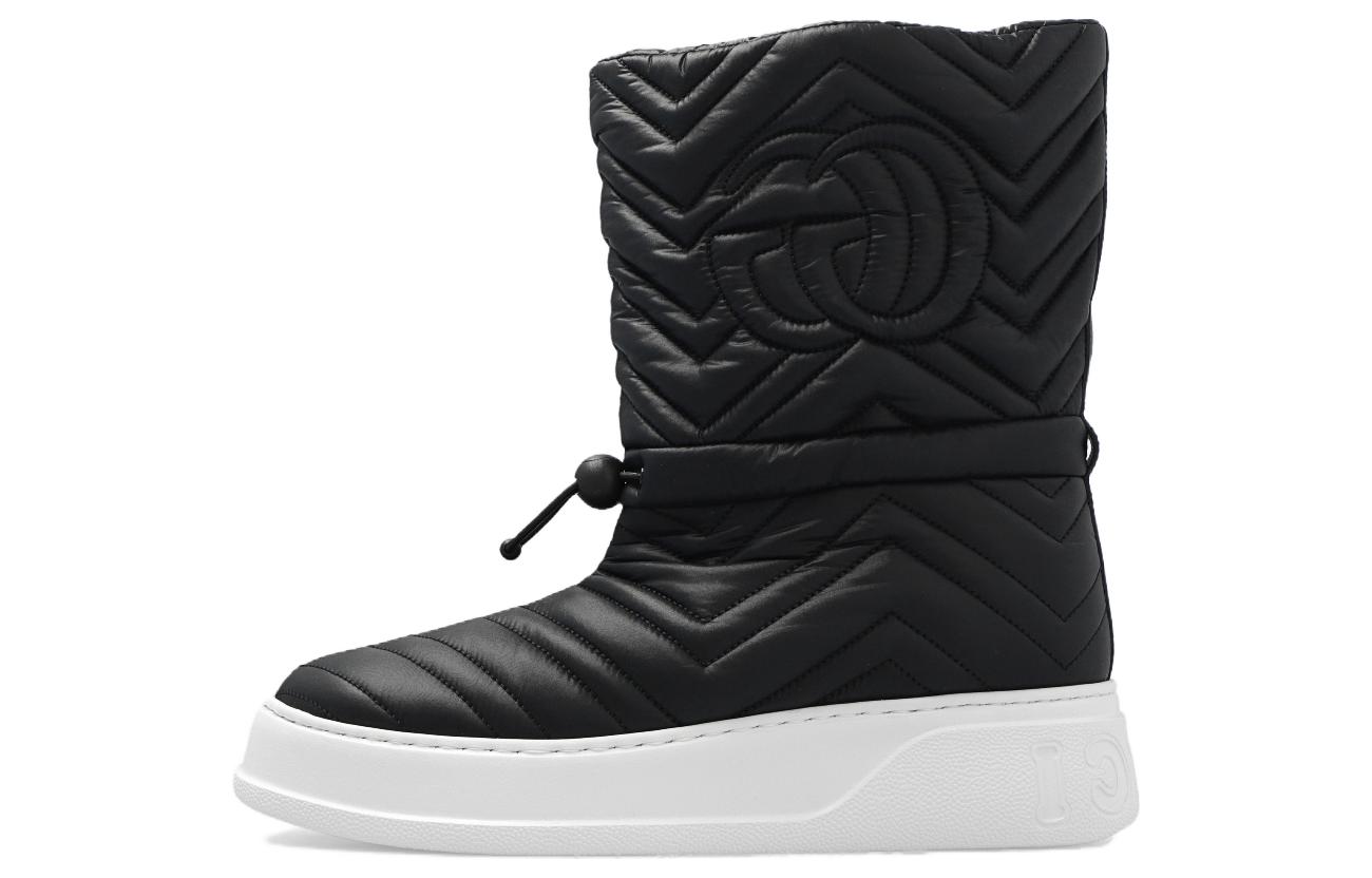 (Women) Gucci GG Quilted Boot 'Black' 725918-FAAWF-1058