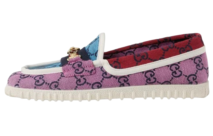 (Women) Gucci Slip-On Flat 'Pink' 663682-2UZE0-5286