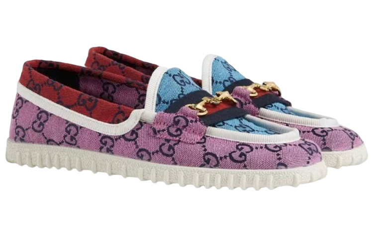 Order (Women) Gucci Slip-On Flat 'Pink' 663682-2UZE0-5286