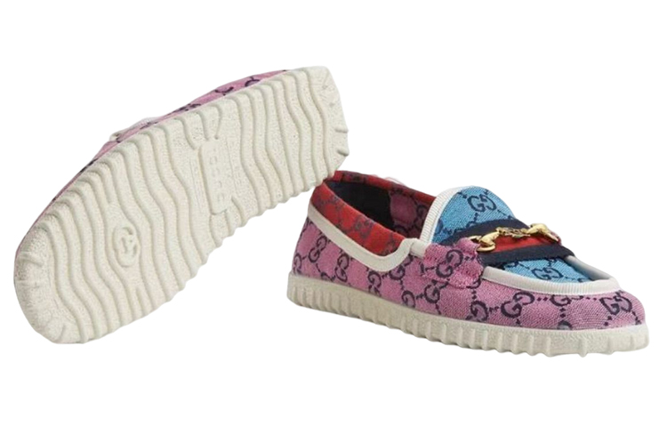Shop (Women) Gucci Slip-On Flat 'Pink' 663682-2UZE0-5286