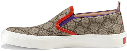 (Women) Gucci Slip-On Low 'Brown Purple' 408511-KLQO0-9768 (Women) Gucci Slip-On Low 'Brown Purple' 408511-KLQO0-9768