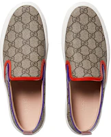 Lookbook (W) Gucci Slip-On Rendah 'Coklat Ungu' 408511-KLQO0-9768