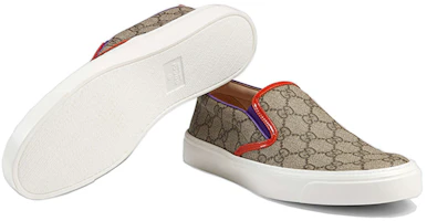 Purchase (W) Gucci Slip-On Rendah 'Coklat Ungu' 408511-KLQO0-9768