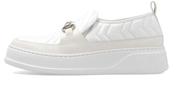 GUCCI古馳 尼龍 低幫套腳 時尚板鞋 女款 白色 Buy GUCCI古馳 尼龍 低幫套腳 時尚板鞋 女款 白色