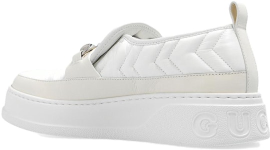 GUCCI古馳 尼龍 低幫套腳 時尚板鞋 女款 白色 Purchase GUCCI古馳 尼龍 低幫套腳 時尚板鞋 女款 白色