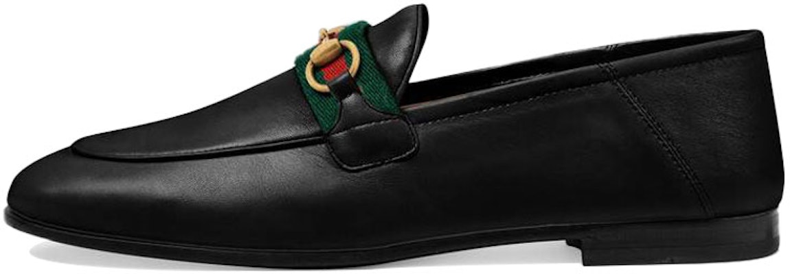 (Women) Gucci Slip On Loafer with Web Black Leather 631619-CQXM0-1060 Buy (Women) Gucci Slip On Loafer with Web Black Leather 631619-CQXM0-1060