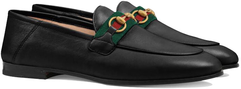 (W) Gucci Slip On Loafer Kulit Hitam dengan Web 631619-CQXM0-1060 Lookbook (W) Gucci Slip On Loafer Kulit Hitam dengan Web 631619-CQXM0-1060