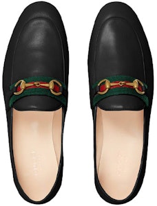 (W) Gucci Slip On Loafer Kulit Hitam dengan Web 631619-CQXM0-1060 Shop (W) Gucci Slip On Loafer Kulit Hitam dengan Web 631619-CQXM0-1060