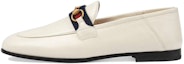 Buy (W) Gucci Slip On Loafer Web Kulit Putih 631619-CQXM0-9065