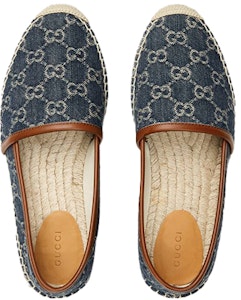 GUCCI 古馳 套腳印花圓頭 平底鞋 女款 藍色 Lookbook GUCCI 古馳 套腳印花圓頭 平底鞋 女款 藍色