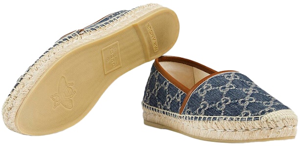 GUCCI 古馳 套腳印花圓頭 平底鞋 女款 藍色 Purchase GUCCI 古馳 套腳印花圓頭 平底鞋 女款 藍色