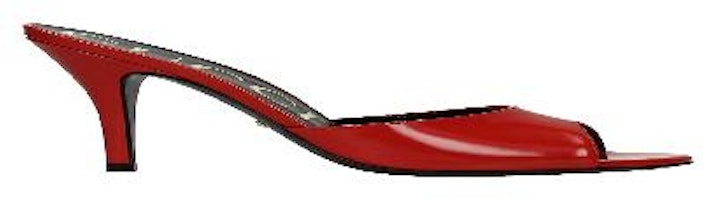 (Women) Gucci Slip On Stiletto Heeled Slides 'Red' 593389-CLG00-6634 (Women) Gucci Slip On Stiletto Heeled Slides 'Red' 593389-CLG00-6634