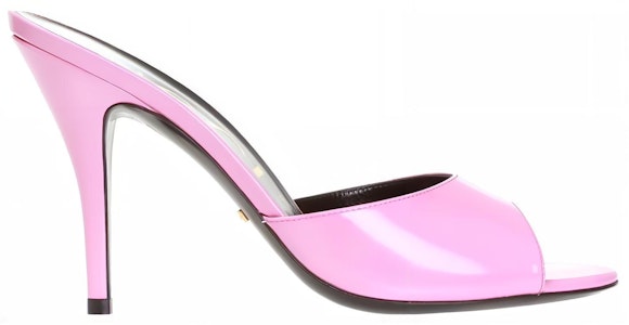 GUCCI古馳 皮革 套穿高跟 時尚涼拖 9.5cm 女款 粉紅色 Order GUCCI古馳 皮革 套穿高跟 時尚涼拖 9.5cm 女款 粉紅色