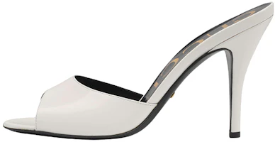 (Women) Gucci Slip On Stiletto Heeled Slides 'White' 593389-CLG00-9014 (Women) Gucci Slip On Stiletto Heeled Slides 'White' 593389-CLG00-9014