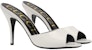 (W) Gucci Slip On Tumit Tinggi Selipar 'Putih' 593389-CLG00-9014