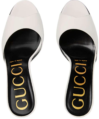 (W) Gucci Sandalias Blancas de Tacón de Aguja Tipo Mule 593389-CLG00-9014 Shop (W) Gucci Sandalias Blancas de Tacón de Aguja Tipo Mule 593389-CLG00-9014
