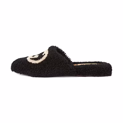 (W) Gucci Slippers Interlocking G 'Black'