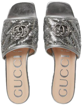 (W) 구찌 실버 슬리퍼 (Gucci Silver Slippers) 646552-2MO70-8174 Lookbook (W) 구찌 실버 슬리퍼 (Gucci Silver Slippers) 646552-2MO70-8174