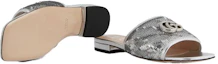 Purchase (W) 구찌 실버 슬리퍼 (Gucci Silver Slippers) 646552-2MO70-8174