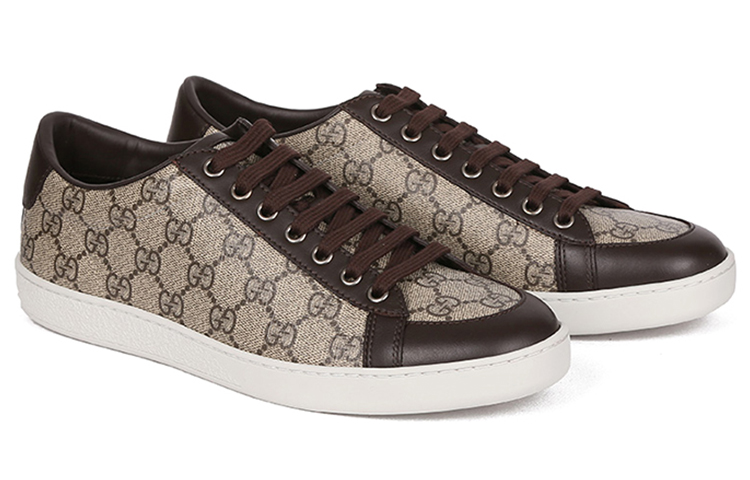 Lookbook (Women) Gucci Sneaker 'Brown Leather Fashion' 323793-KHN80-9760