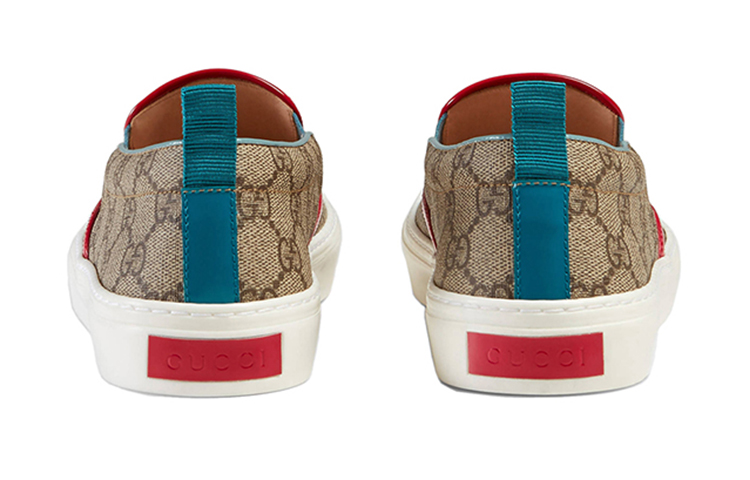 Shop (Women) Gucci Sneaker 'Brown Red' 408511-KLQO0-9769