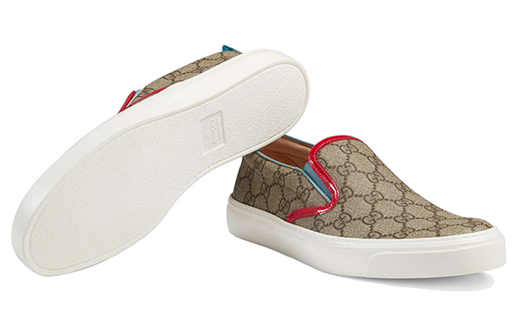 Purchase (Women) Gucci Sneaker 'Brown Red' 408511-KLQO0-9769