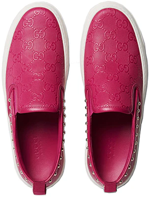 (Women) Gucci Sneaker 'Fashion Pink Leather' 385758-AZW30-5614 Lookbook (Women) Gucci Sneaker 'Fashion Pink Leather' 385758-AZW30-5614