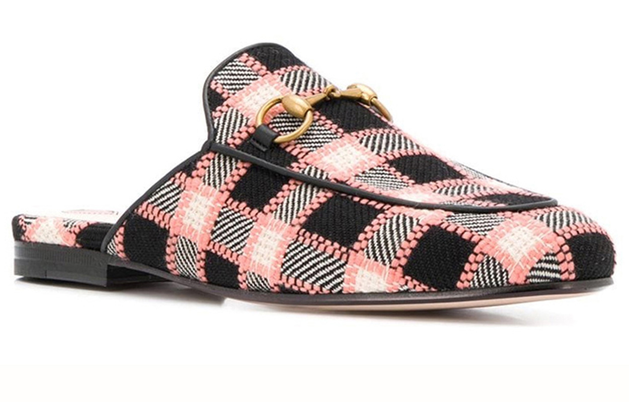 Lookbook (W) Gucci Sneaker 'Patchwork Check' Lelaki/Wanita 475094-H1430-1188