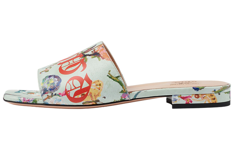 (Women) Gucci Soave 'Floral Print - Mint Green' 708264-AAAN0-3938