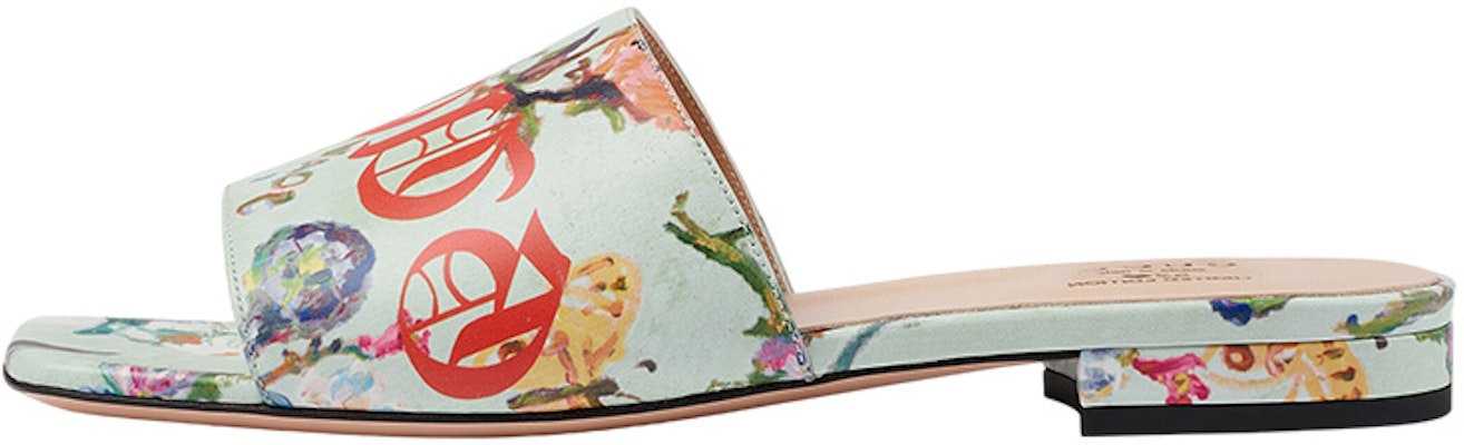 (W) 古驰 Soave '薄荷绿花卉印花' 708264-AAAN0-3938 Buy (W) 古驰 Soave '薄荷绿花卉印花' 708264-AAAN0-3938