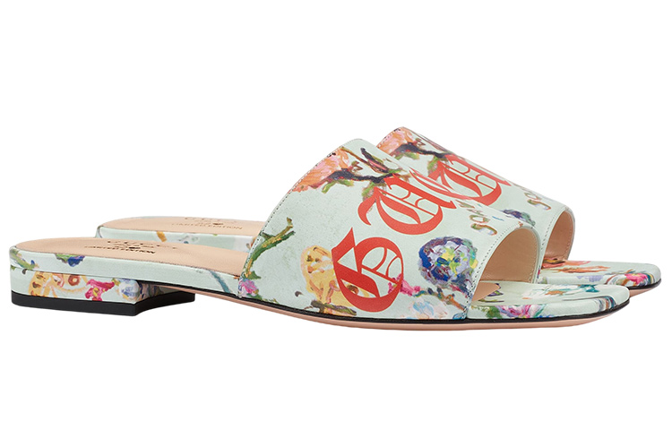 Order (W) 古驰 Soave '薄荷绿花卉印花' 708264-AAAN0-3938