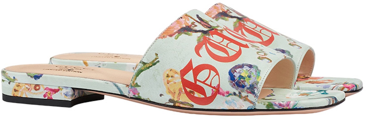 (W) 古驰 Soave '薄荷绿花卉印花' 708264-AAAN0-3938 Order (W) 古驰 Soave '薄荷绿花卉印花' 708264-AAAN0-3938