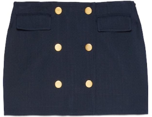 (W) Gucci 藍色雙排扣休閒裙 744820-Z736B-4265 Buy (W) Gucci 藍色雙排扣休閒裙 744820-Z736B-4265