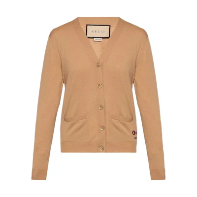 (Women) Gucci Solid Brown Knit Sweater 731059-XKCZ3-2184