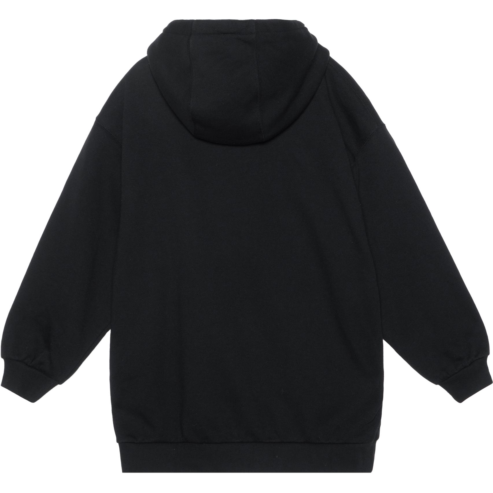 (Women) Gucci Solid Color Cotton Knit Hoodie - Black 753595-XJFV9-1043 圖 3