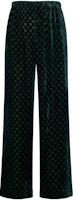 (Women) Gucci Solid Color GG Monogram Straight Leg Pants 676067-ZAHGE-3303 (Women) Gucci Solid Color GG Monogram Straight Leg Pants 676067-ZAHGE-3303