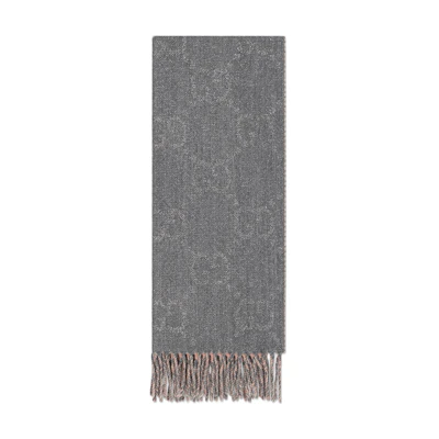 (Women) GUCCI Solid Color Knit Scarf with Tassels for Women 727724-3GABR-1272