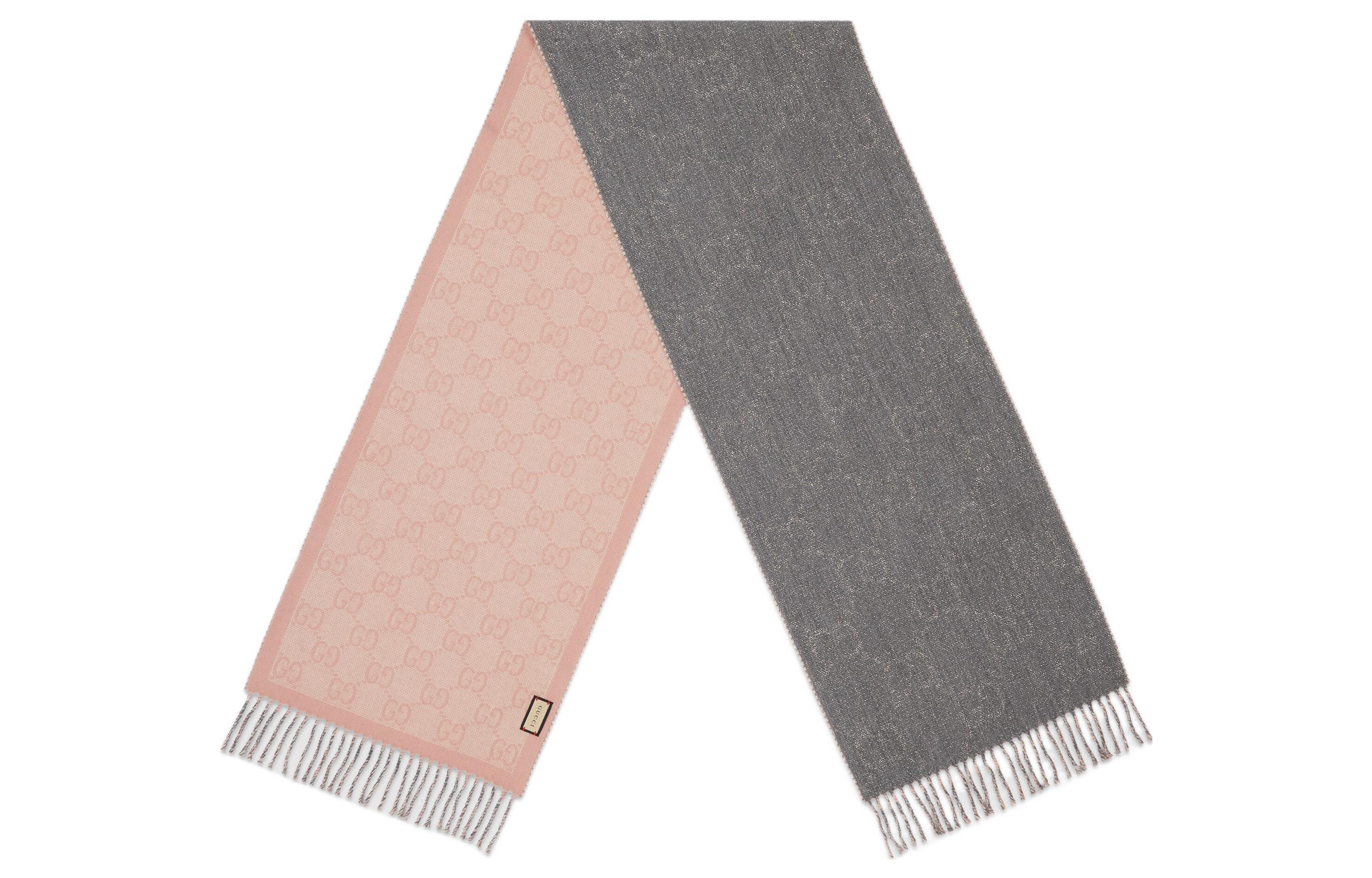 (Women) GUCCI Solid Color Knit Scarf with Tassels for Women 727724-3GABR-1272 圖 3