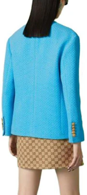 (W) Gucci 素色U領長袖外套 745110-ZANB7-4446 Shop (W) Gucci 素色U領長袖外套 745110-ZANB7-4446