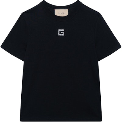 (W) Camiseta Gucci Solid Crystal G Cuello Redondo. 748287-XJF1K-1043 Buy (W) Camiseta Gucci Solid Crystal G Cuello Redondo. 748287-XJF1K-1043