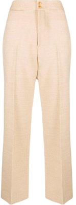 (W) Celana Santai Wanita Gucci High-Waisted Beige dengan Resleting Solid 726112-ZAKGG-9033 Buy (W) Celana Santai Wanita Gucci High-Waisted Beige dengan Resleting Solid 726112-ZAKGG-9033