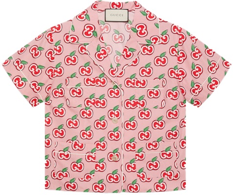 (Women) GUCCI Special Edition Pink Bowling Short Sleeve UV Shirt 629004-ZAEYQ-5196 Order (Women) GUCCI Special Edition Pink Bowling Short Sleeve UV Shirt 629004-ZAEYQ-5196